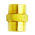 Milton Industries S643 Female Hexagon Brass Fittings and Coupling- 0.25 in. NPT S-643